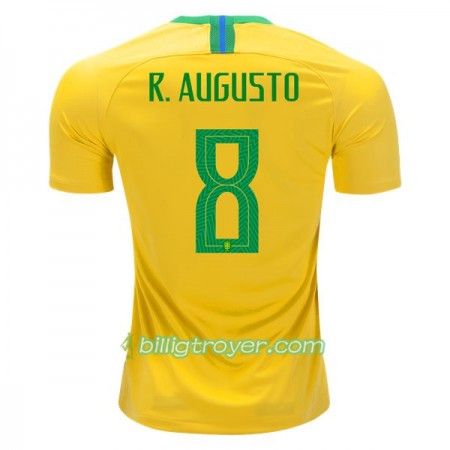 Billige Fotballdrakter Brasil R.Augusto 8 VM 2018 Hjemmedraktsett